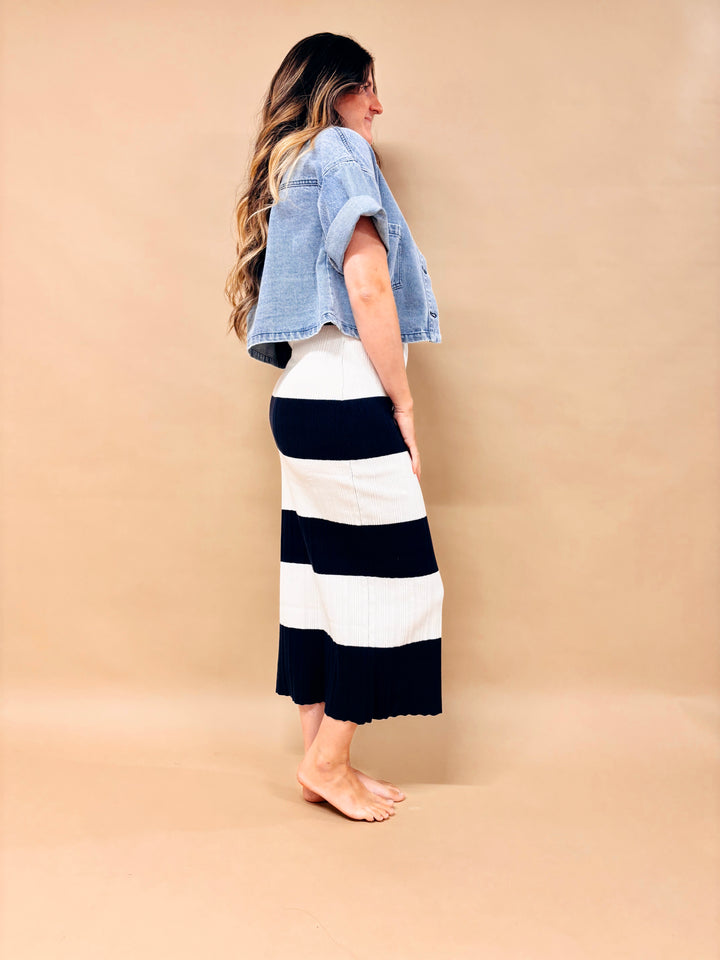 Siv Ribbed Knit Bodycon Midi Dress