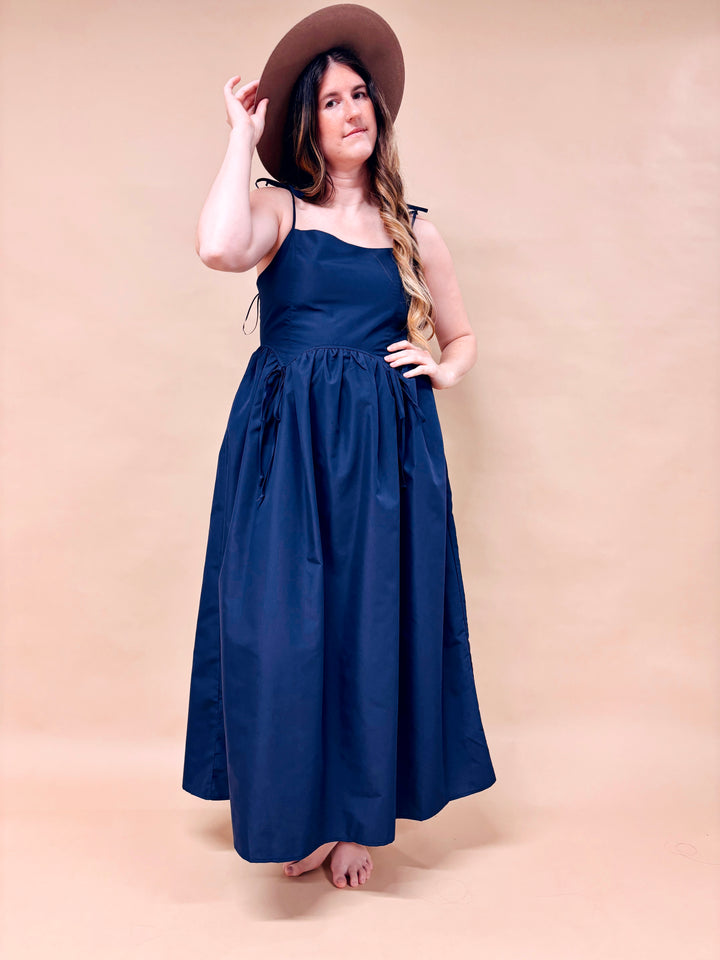 Macie Bow Tie Midi Dress