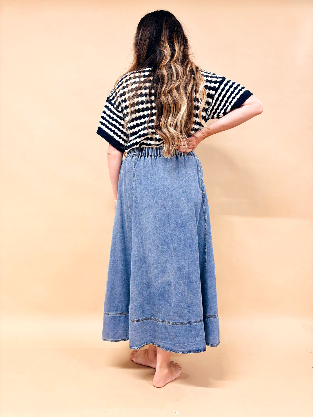 Bethany Button Down Knit Top