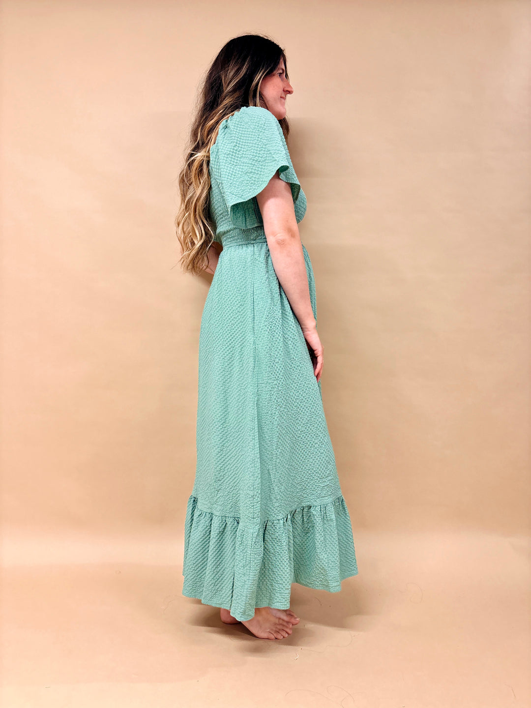 Penni Smocked Maxi Dress