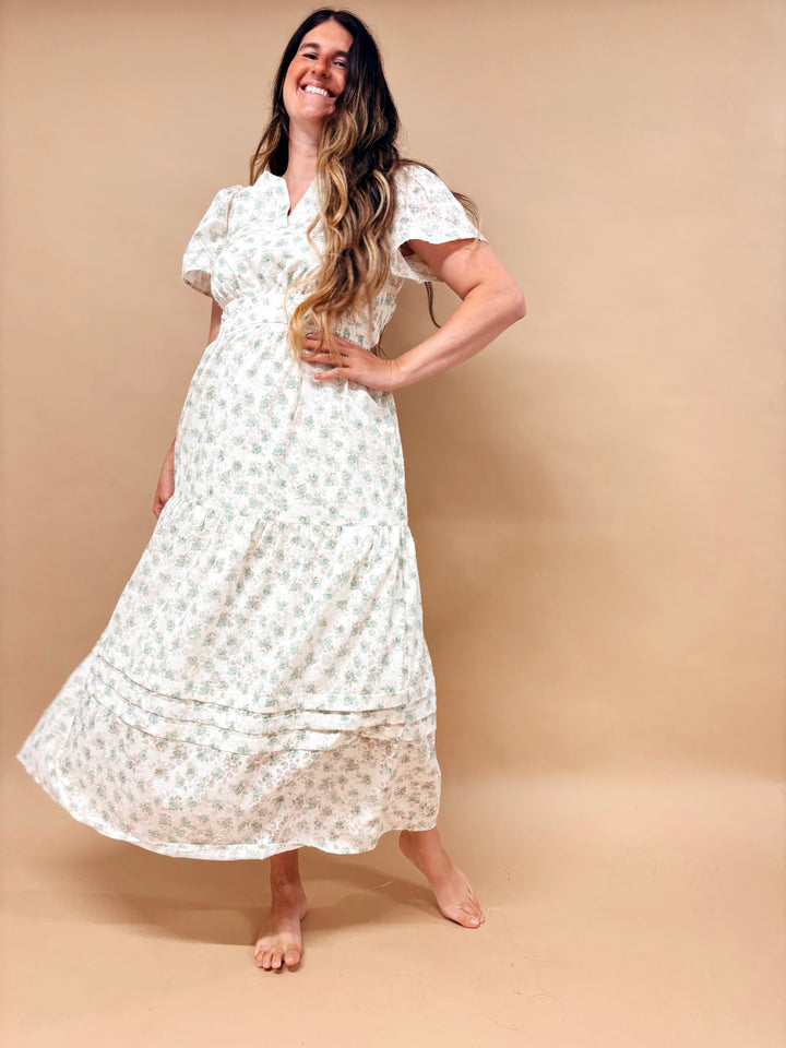 Libby Dainty Floral Maxi Dress
