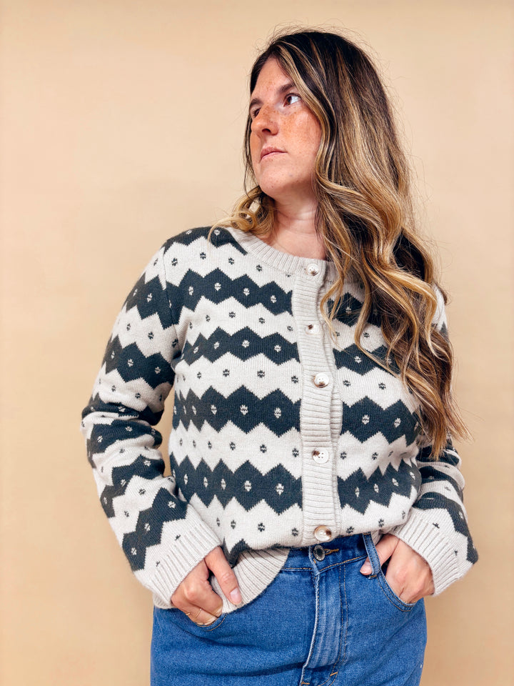 Beverly Nordic Cardigan Sweater