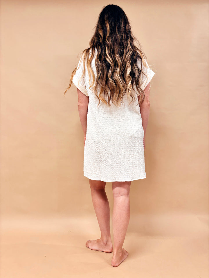 Blossom Textured Button Down Dress
