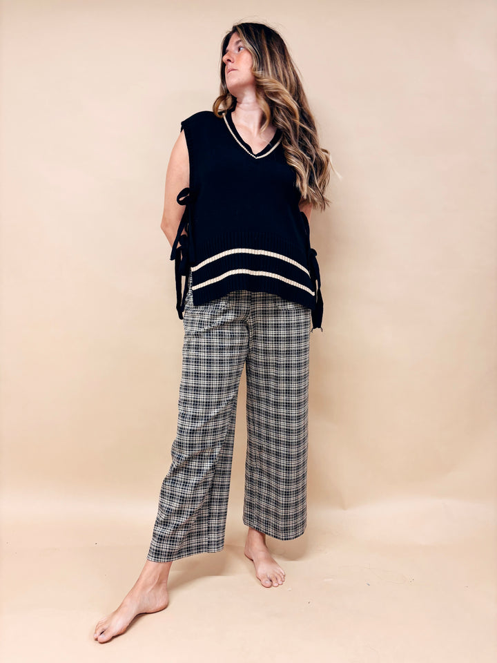 Grace Side Tie Sweater Vest