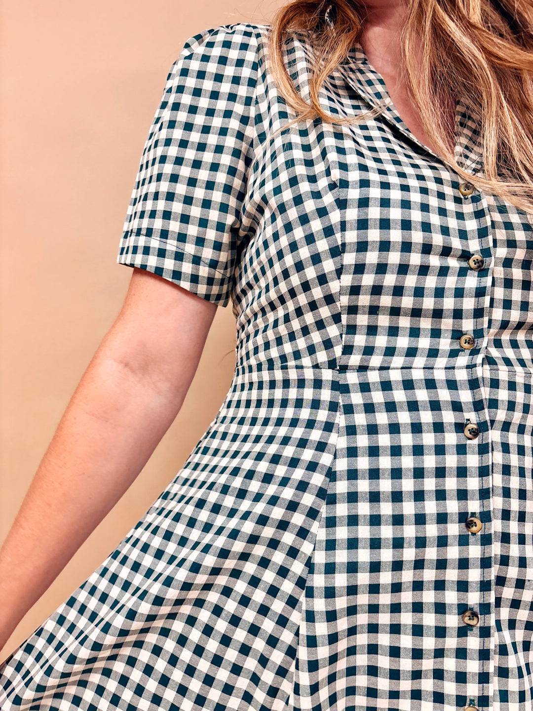 Beverly Gingham Mini Dress