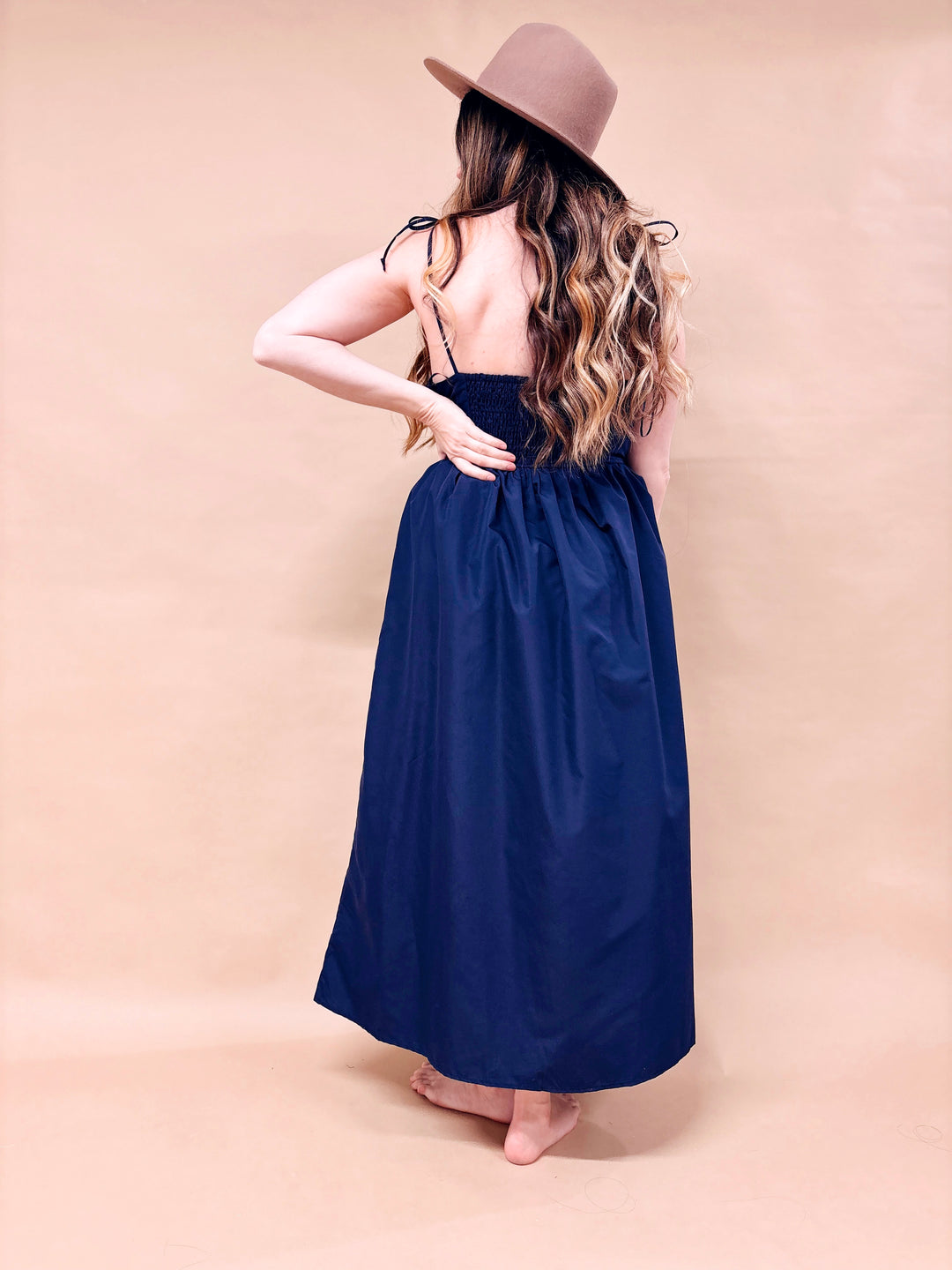 Macie Bow Tie Midi Dress