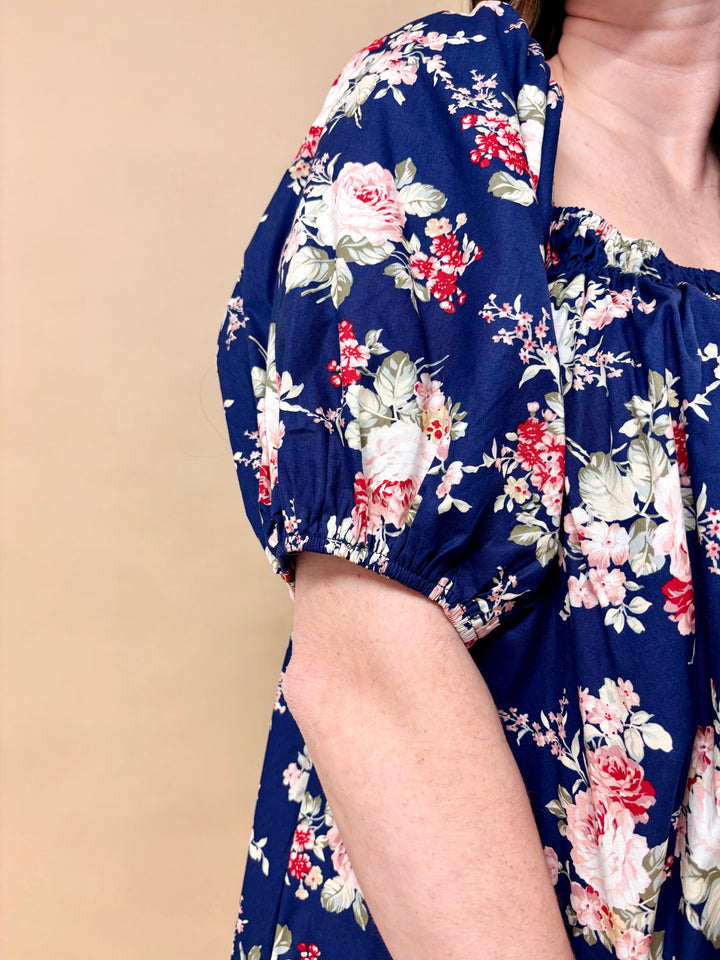 Josie Floral A-Line Mini Dress