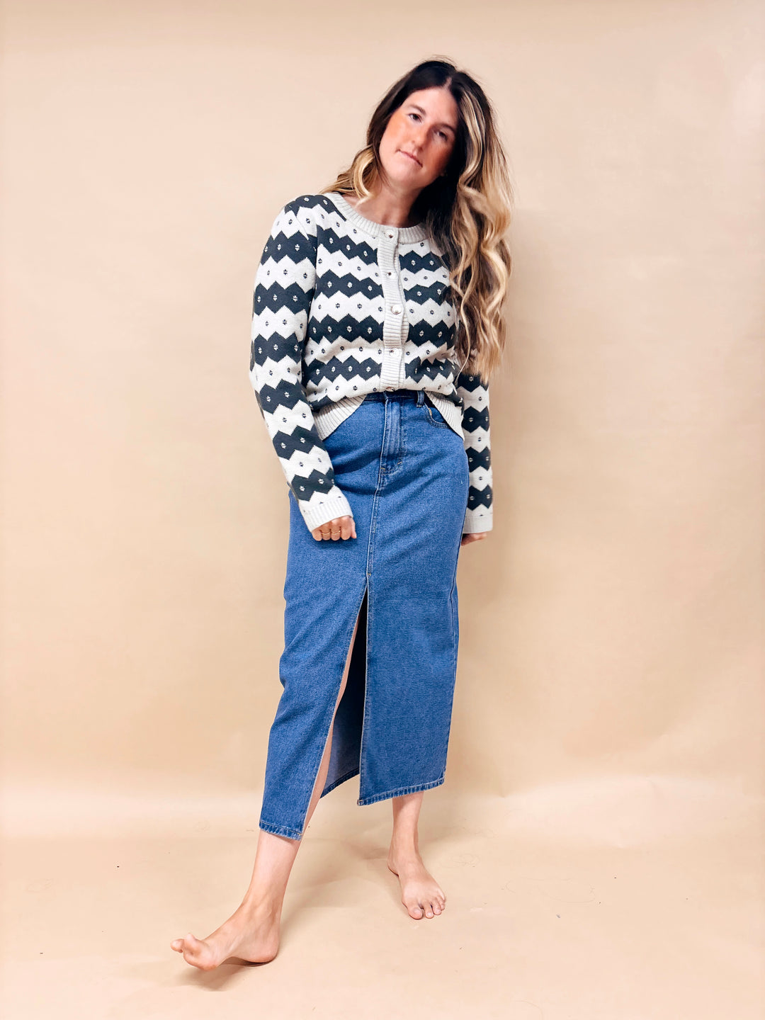 Beverly Nordic Cardigan Sweater