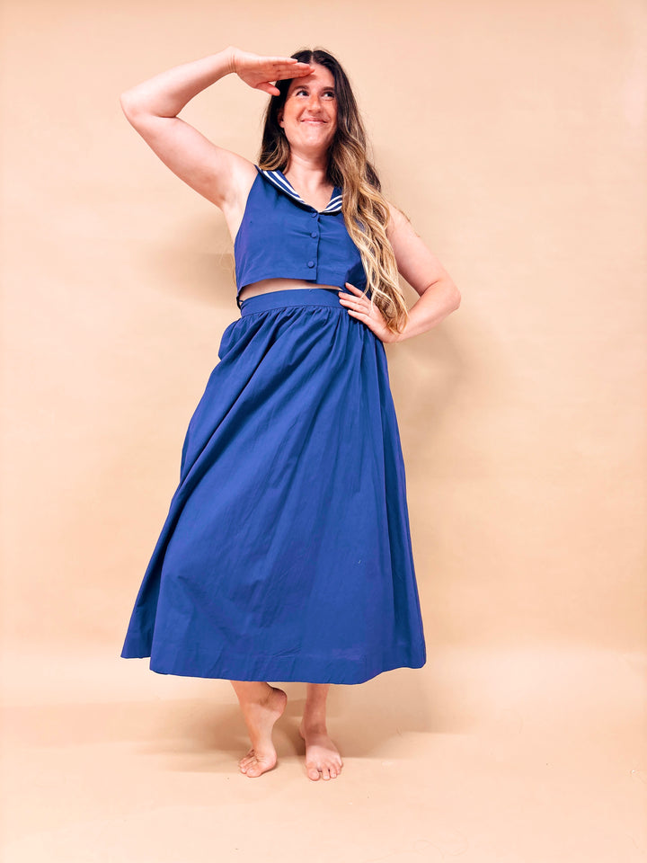 Rachel Sailor Collar Top