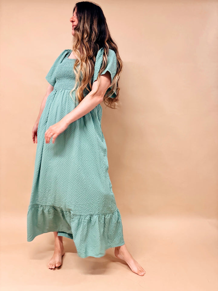 Penni Smocked Maxi Dress
