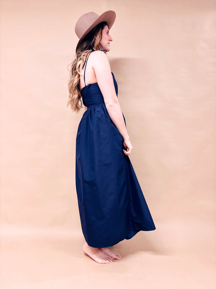 Macie Bow Tie Midi Dress