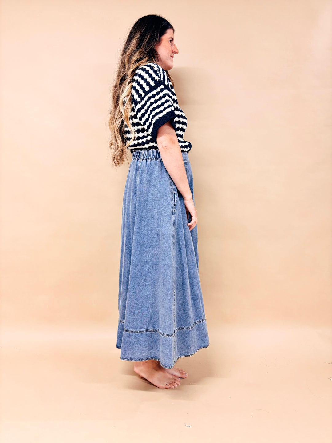 Bethany Button Down Knit Top