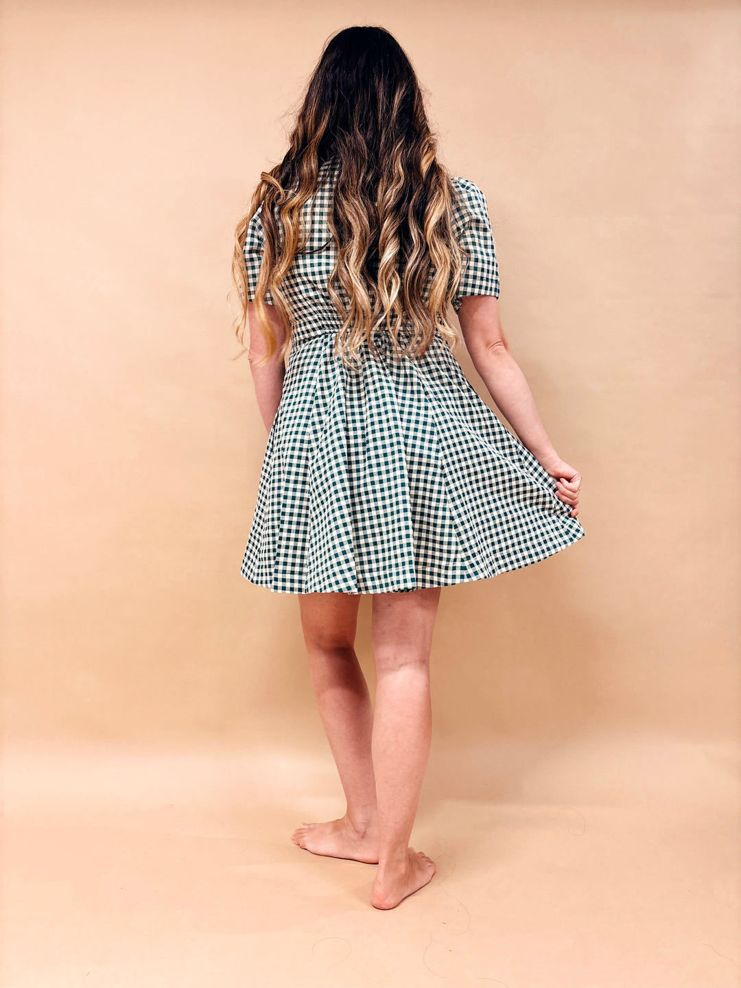 Beverly Gingham Mini Dress