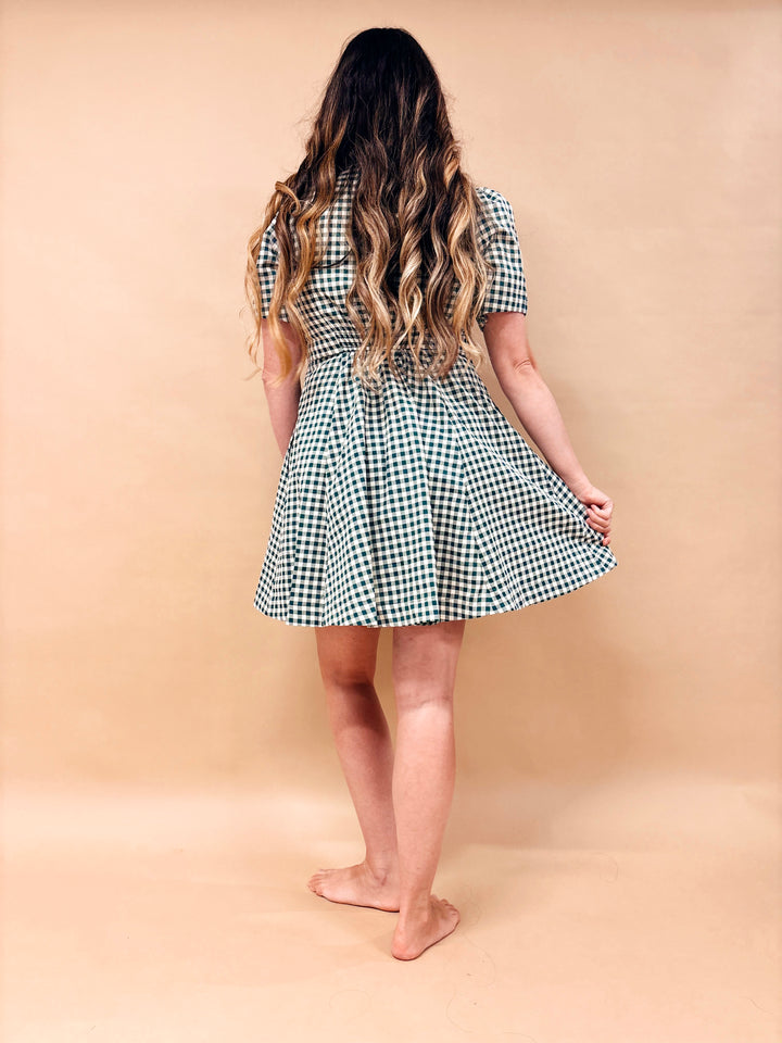 Beverly Gingham Mini Dress