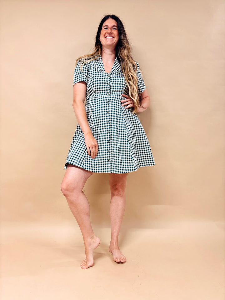 Beverly Gingham Mini Dress